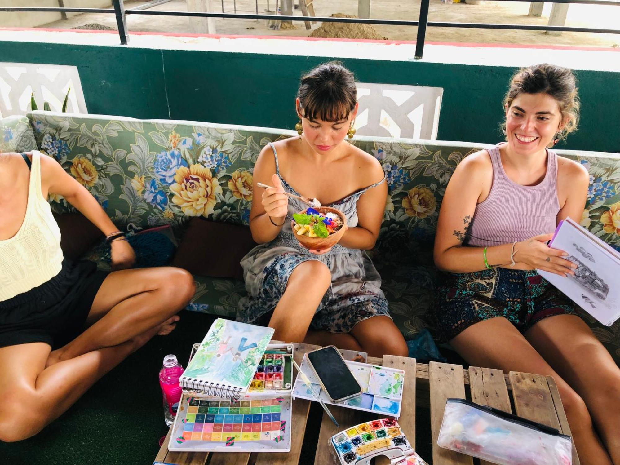 Beach Break Surf Hostel فيليغاما المظهر الخارجي الصورة